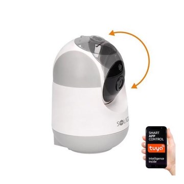 Câmara IP rotativa com sensor 5V/FULL HD Wi-Fi Tuya