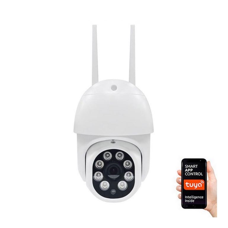 Câmara IP rotativa de exterior inteligente 5V/FULL HD 1080p IP66