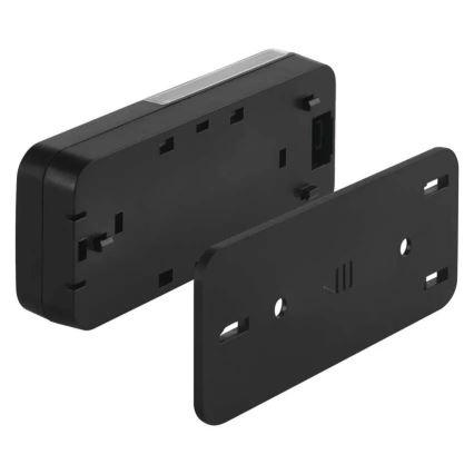 Campainha sem fio para tomada 230V + 1xCR2032 preta
