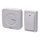 Campainha sem fios de tomada 230V IP44 branca