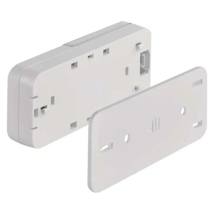 Campainha sem fios para tomada 230 V + 1x CR2032 branca