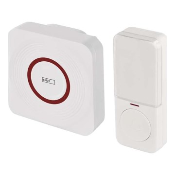 Campainha sem fios para tomada GoSmart 230V + 1xCR2032, branca, Wi-Fi