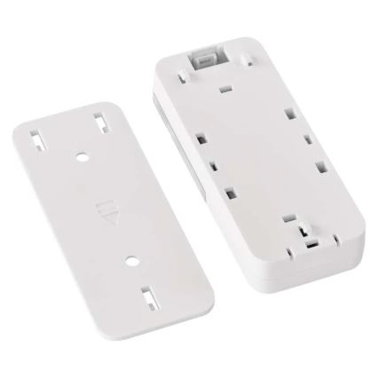 Campainha sem fios para tomada GoSmart 230V + 1xCR2032, branca, Wi-Fi