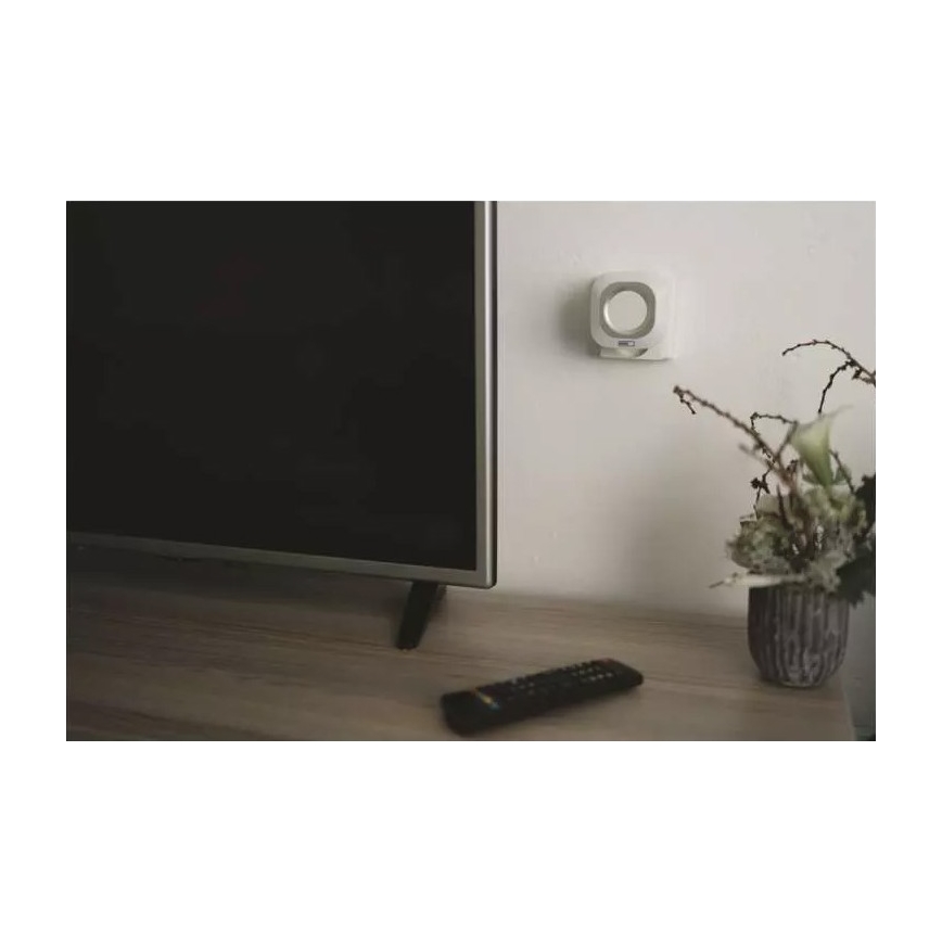 Campainha Sem Fios Plug-in 230V + 1xCR2032 IP44 branco