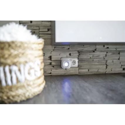 Campainha Sem Fios Plug-in 230V + 1xCR2032 IP44 branco