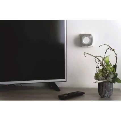 Campainha Sem Fios Plug-in 230V + 1xCR2032 IP44 cinzento
