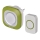 Campainha Sem Fios Plug-in 230V + 1xCR2032 IP44 verde