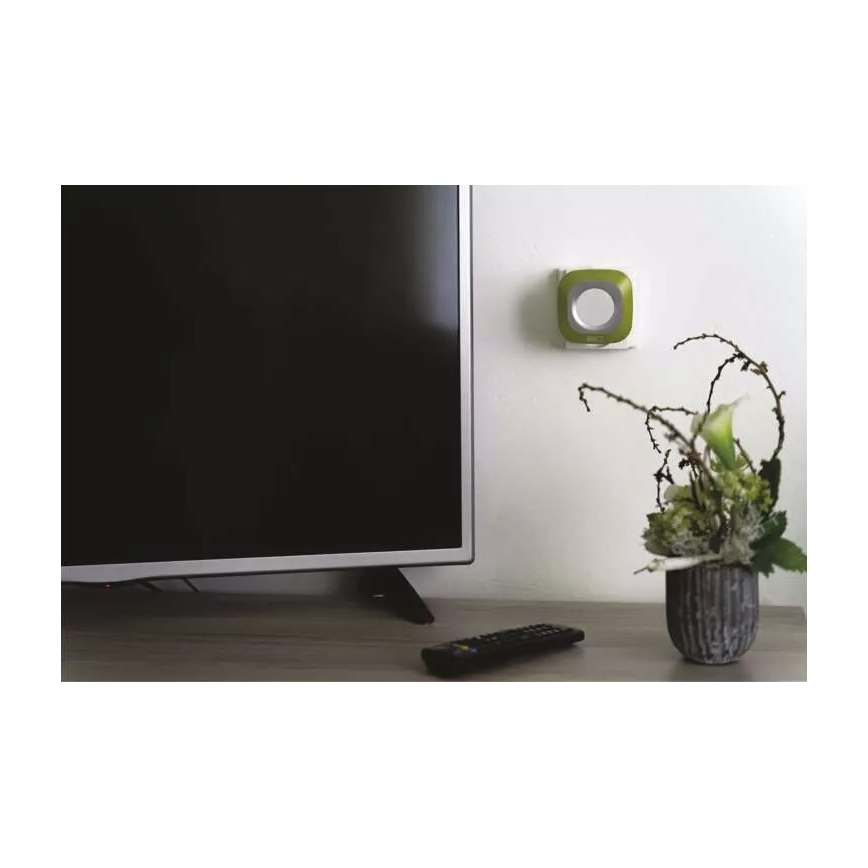 Campainha Sem Fios Plug-in 230V + 1xCR2032 IP44 verde