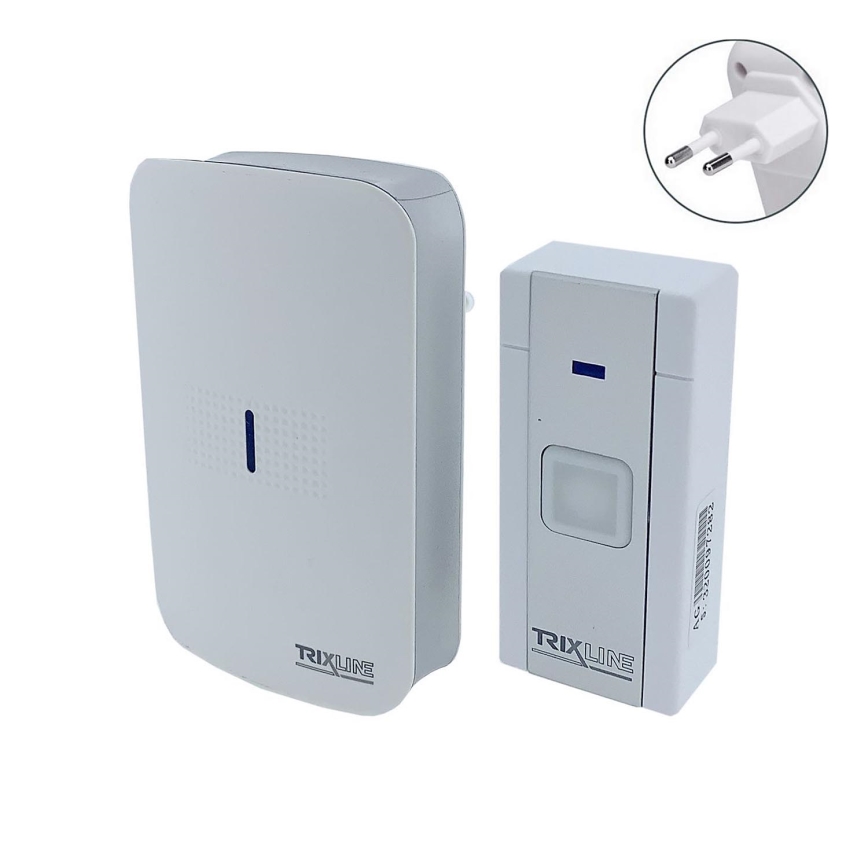 Campainha Sem Fios Plug-in BELL 230V + 1x23A branco