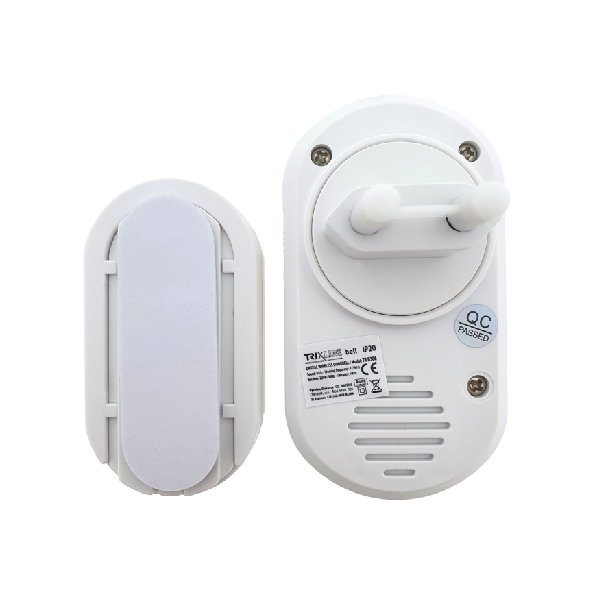 Campainha Sem Fios Plug-in BELL 230V + 1x23A castanho