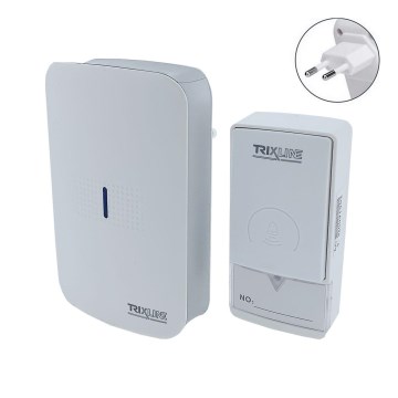 Campainha Sem Fios Plug-in PIEZO BELL 230V + 1x23A IP40 branco