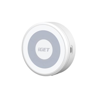 Campainha vídeo com sensor de movimento Full HD 1080p IP65 Wi-Fi branco + altifalante
