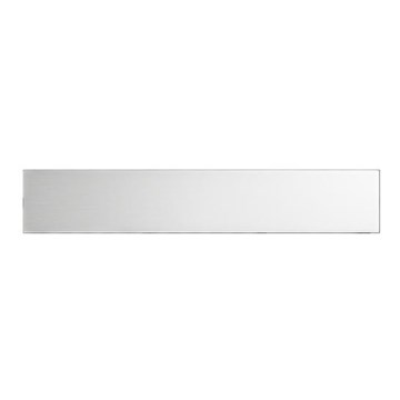 Canaleta de drenagem 49,5 x 2,3 cm, aço inoxidável/prateado