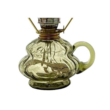 Candeeiro a óleo ANNA 33 cm verde floresta grande krakle