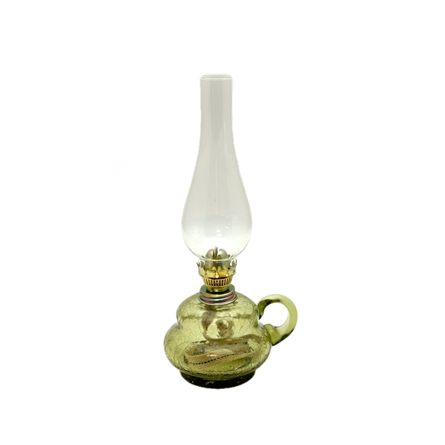 Candeeiro a óleo ANNA 33 cm verde