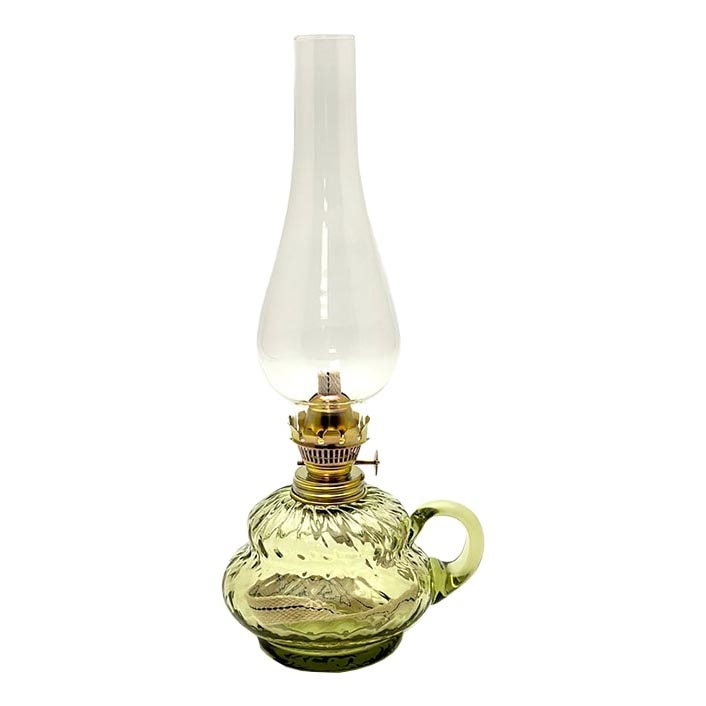 Candeeiro a óleo ANNA 34 cm verde floresta