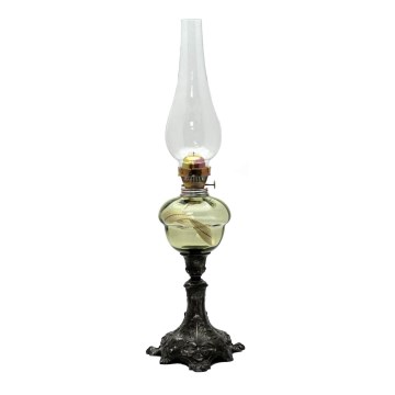 Candeeiro a óleo BARBORA 54 cm verde floresta