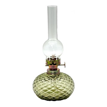 Candeeiro a óleo Eliška 20 cm verde floresta