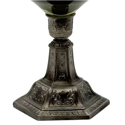 Candeeiro a óleo KRASOMÍRA 42 cm verde