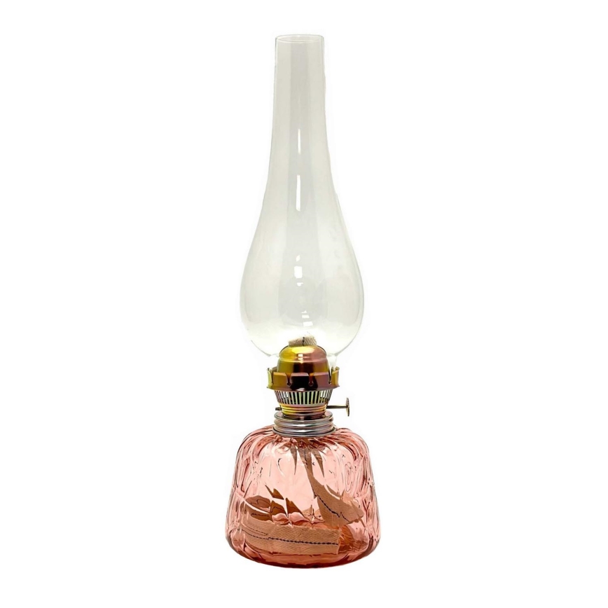 Candeeiro a óleo POLY 38 cm rosa