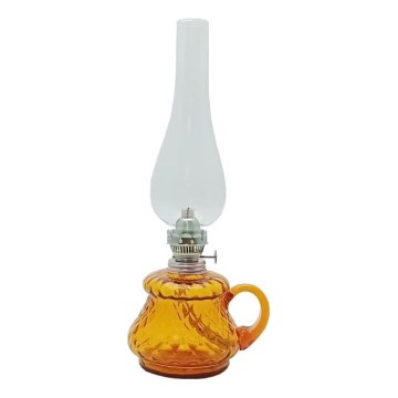 Candeeiro a óleo TEREZA 34 cm âmbar controlos