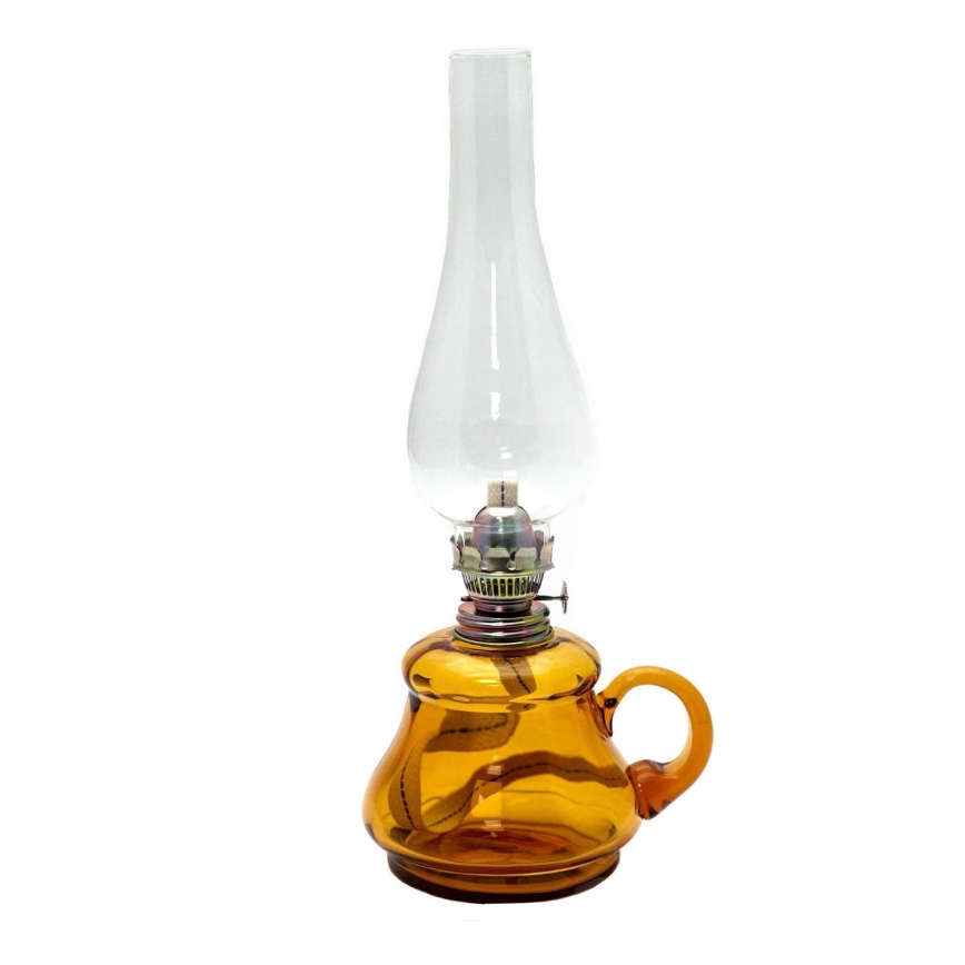Candeeiro a óleo TEREZA 34 cm amber