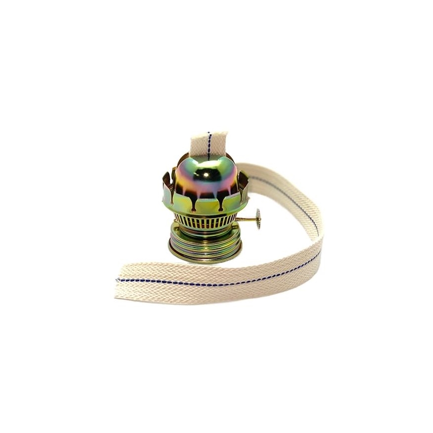 Candeeiro a óleo TEREZA 34 cm verde floresta grande