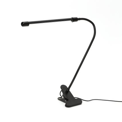 Candeeiro com clipe LED com regulação para iluminar plantas LED/3W/230V preto
