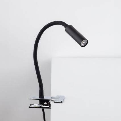 Candeeiro com clipe LED LAGOS 1xG9/3W/230V 4000K preto