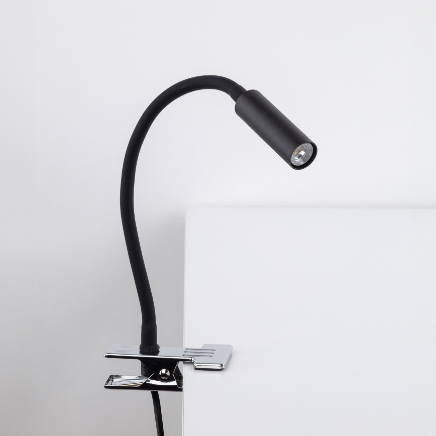 Candeeiro com clipe LED LAGOS 1xG9/3W/230V 4000K preto