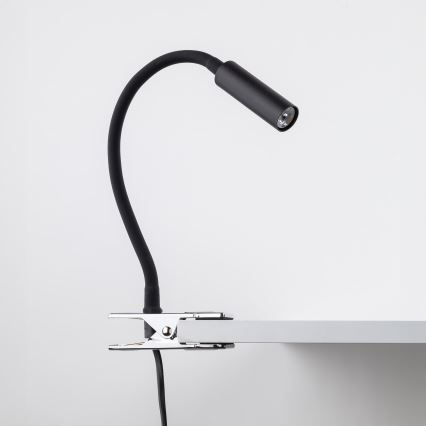 Candeeiro com clipe LED LAGOS 1xG9/3W/230V 4000K preto