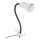 Candeeiro com clipe LOLEK 1xE14/24W/230V branco