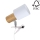 Candeeiro com um clipe TREEHOUSE 1xE27/25W/230V carvalho - certificado por FSC