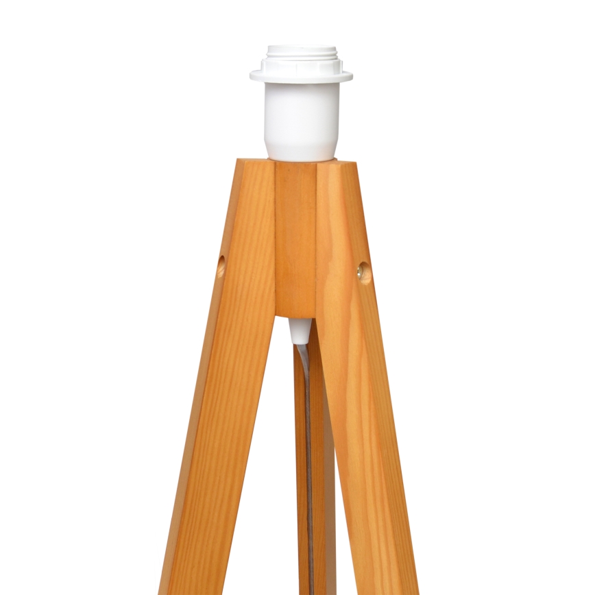 Candeeiro de chão ALBA 1xE27/15W/230V creme/carvalho
