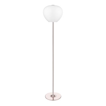 Candeeiro de chão ARAGON 3xG9/3W/230V branco/rosa dourada