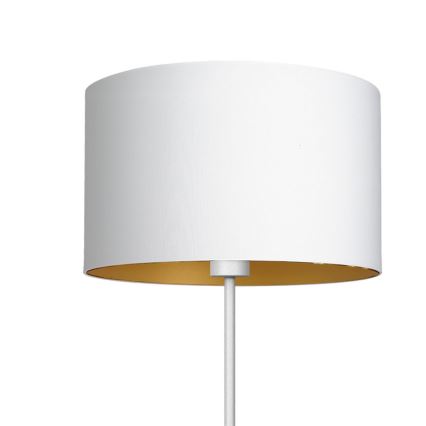 Candeeiro de chão ARDEN 1xE27/60W/230V branco/dourado