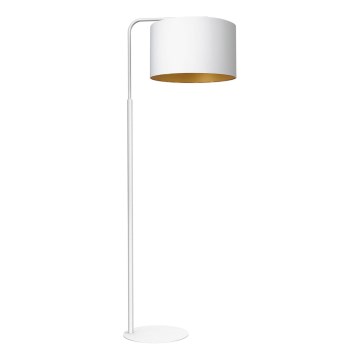 Candeeiro de chão ARDEN 1xE27/60W/230V branco/dourado