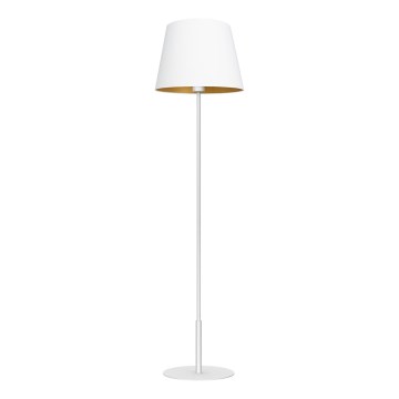 Candeeiro de chão ARDEN 1xE27/60W/230V branco/dourado