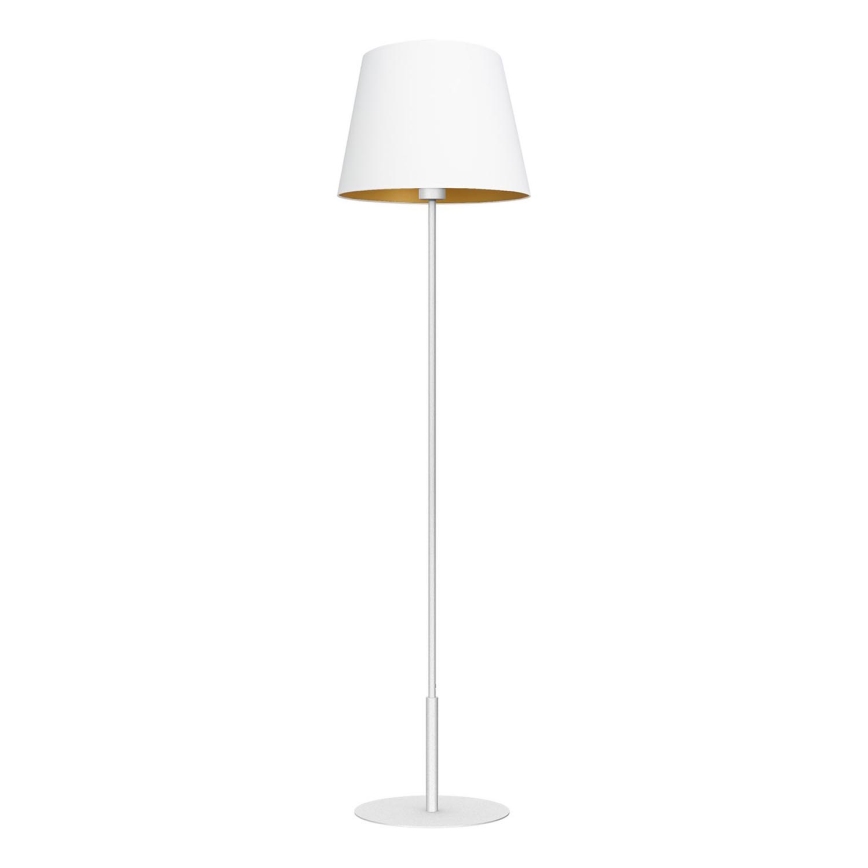 Candeeiro de chão ARDEN 1xE27/60W/230V branco/dourado