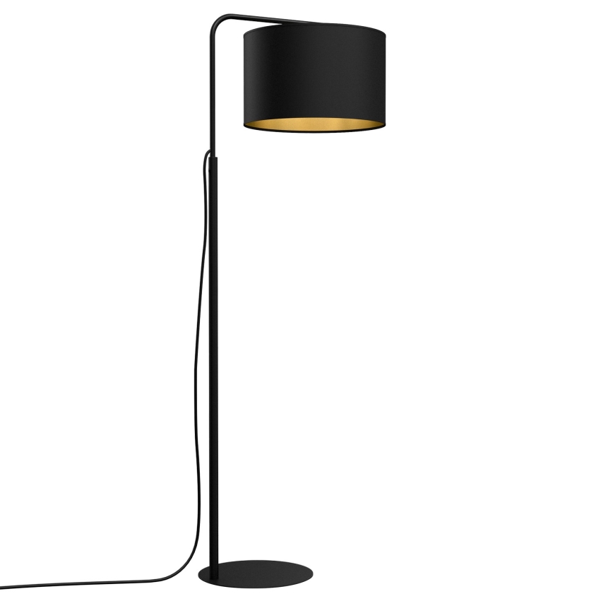 Candeeiro de chão ARDEN 1xE27/60W/230V preto/dourada