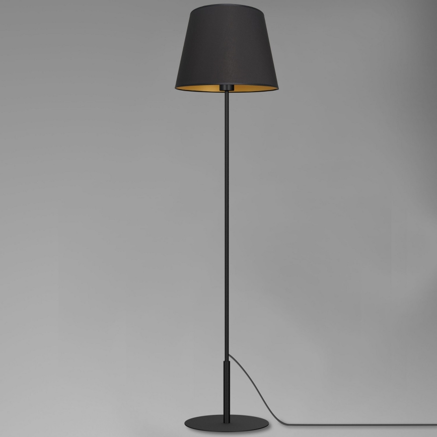 Candeeiro de chão ARDEN 1xE27/60W/230V preto/dourado