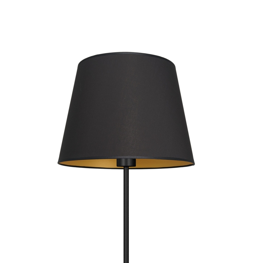 Candeeiro de chão ARDEN 1xE27/60W/230V preto/dourado