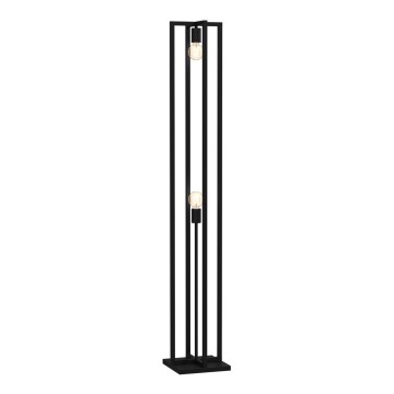 Candeeiro de chão ARNOLD 2xE27/60W/230V preto