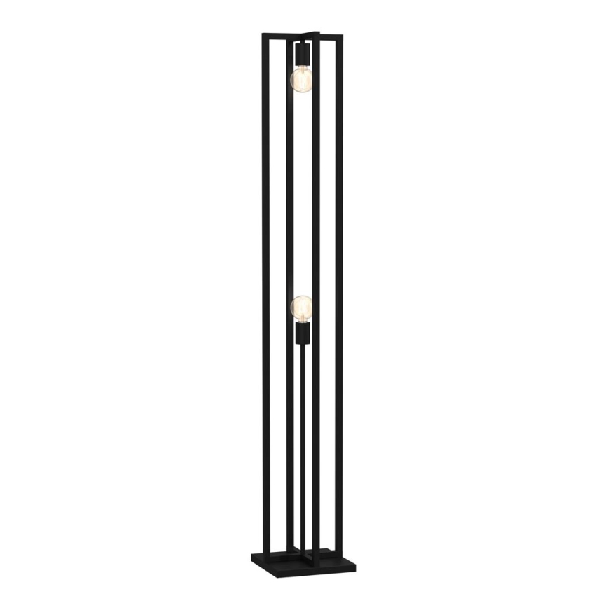 Candeeiro de chão ARNOLD 2xE27/60W/230V preto