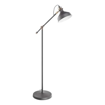 Candeeiro de chão ARTHUR 1xE27/25W/230V cinzento