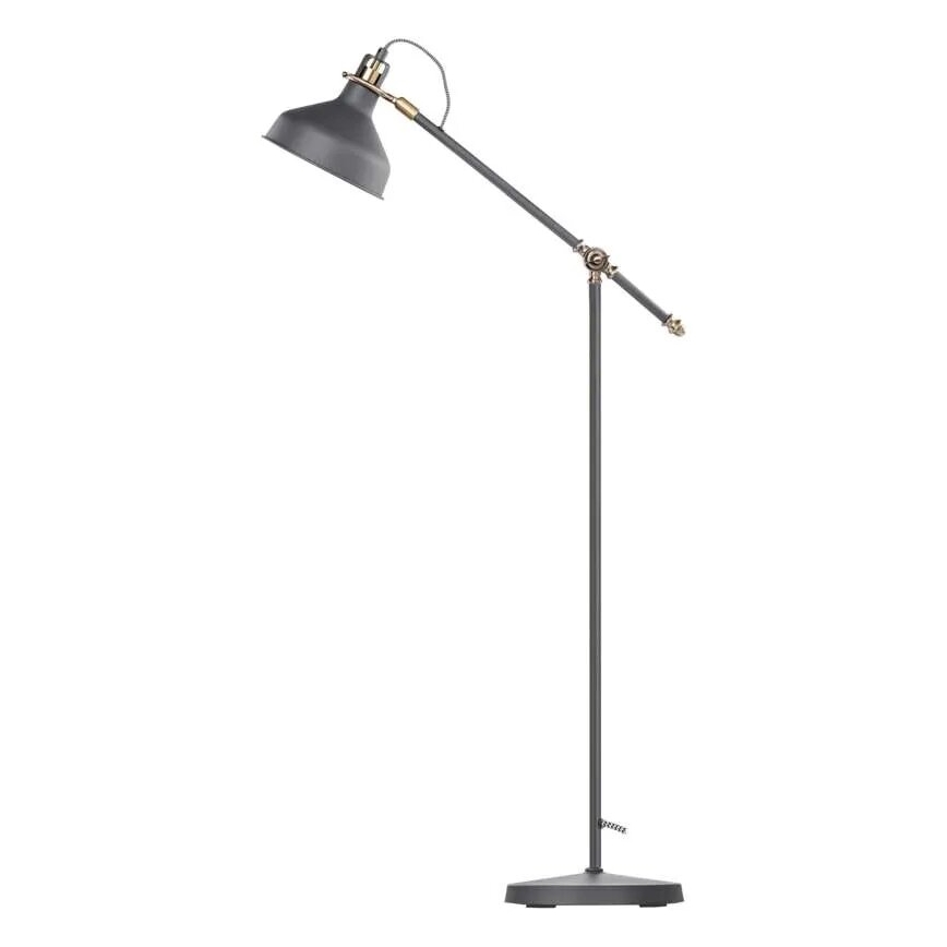 Candeeiro de chão ARTHUR 1xE27/25W/230V cinzento
