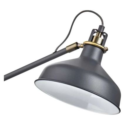 Candeeiro de chão ARTHUR 1xE27/25W/230V cinzento