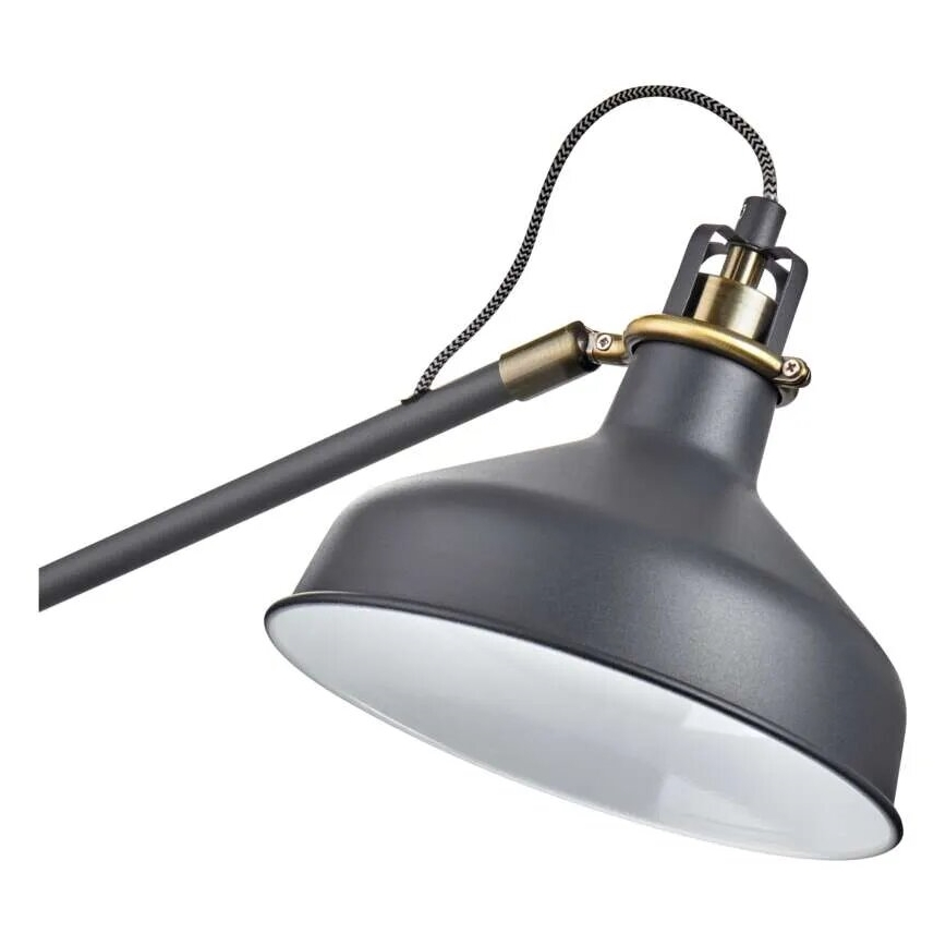 Candeeiro de chão ARTHUR 1xE27/25W/230V cinzento