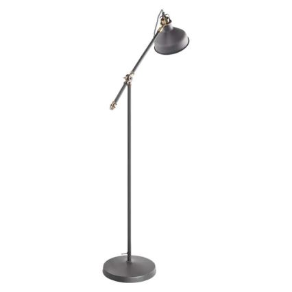 Candeeiro de chão ARTHUR 1xE27/25W/230V cinzento