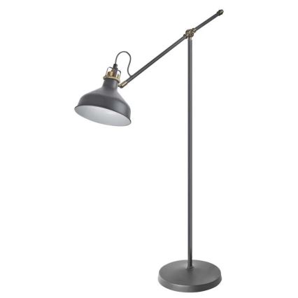 Candeeiro de chão ARTHUR 1xE27/25W/230V cinzento